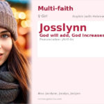 Josslynn Name Meaning and Details