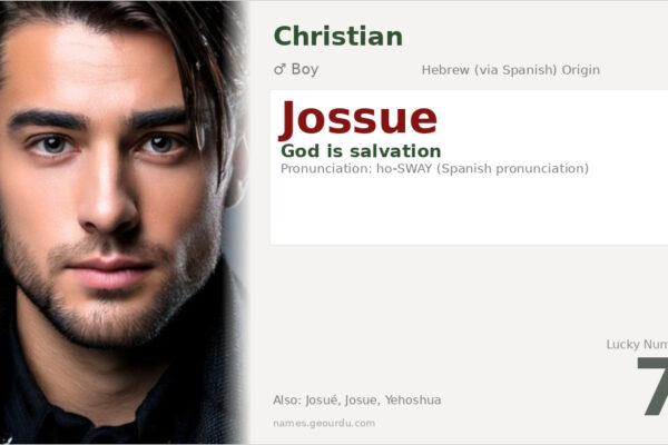 Jossue Name Meaning — Hebrew Origin, Christian Boy Name & Details (2025)