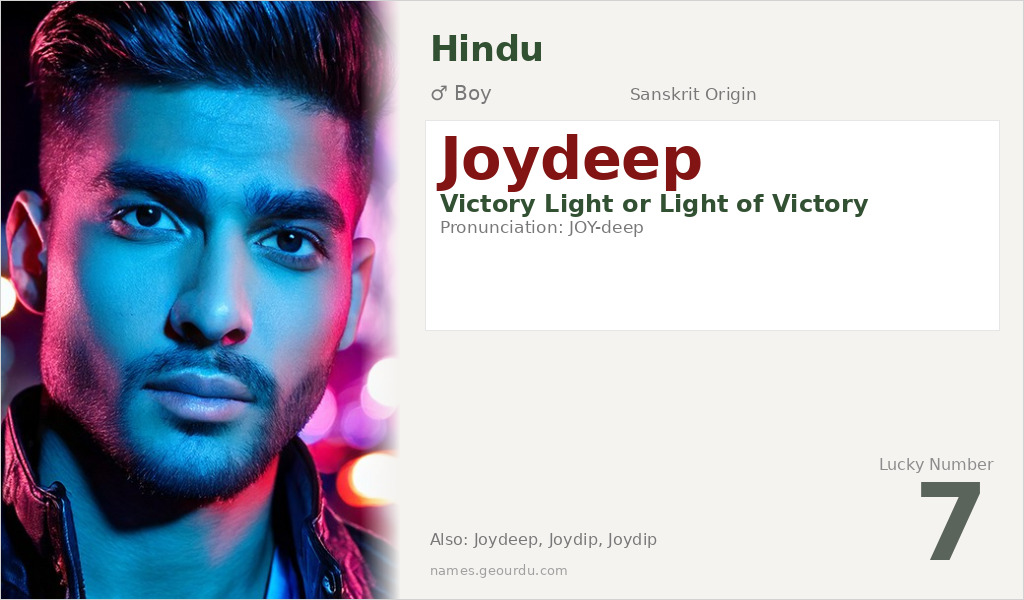 Joydeep Name Meaning and Details
