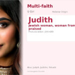 Judith Name Meaning and Details