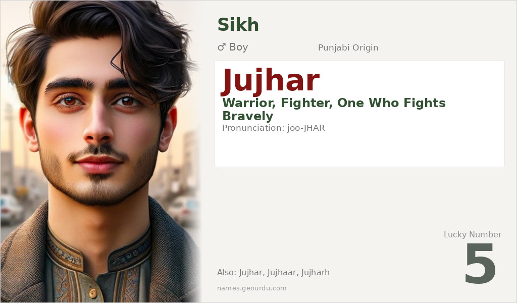 Jujhar Name Meaning and Details
