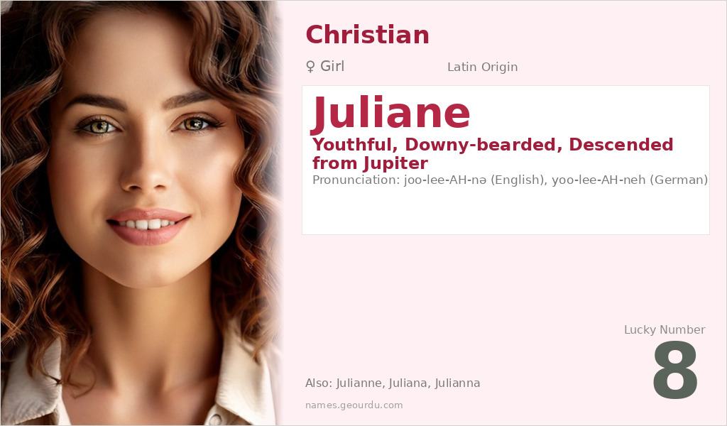 Juliane Name Meaning and Details