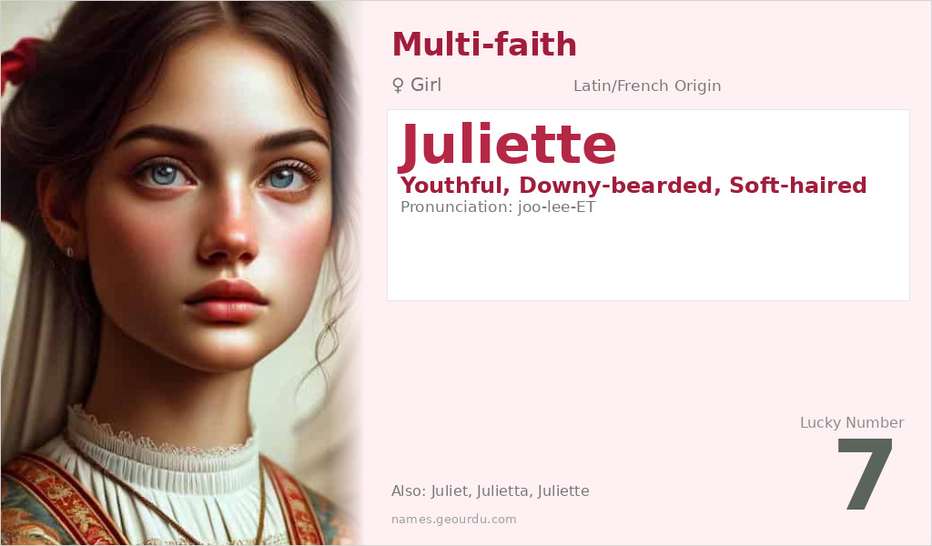 Juliette Name Meaning and Details
