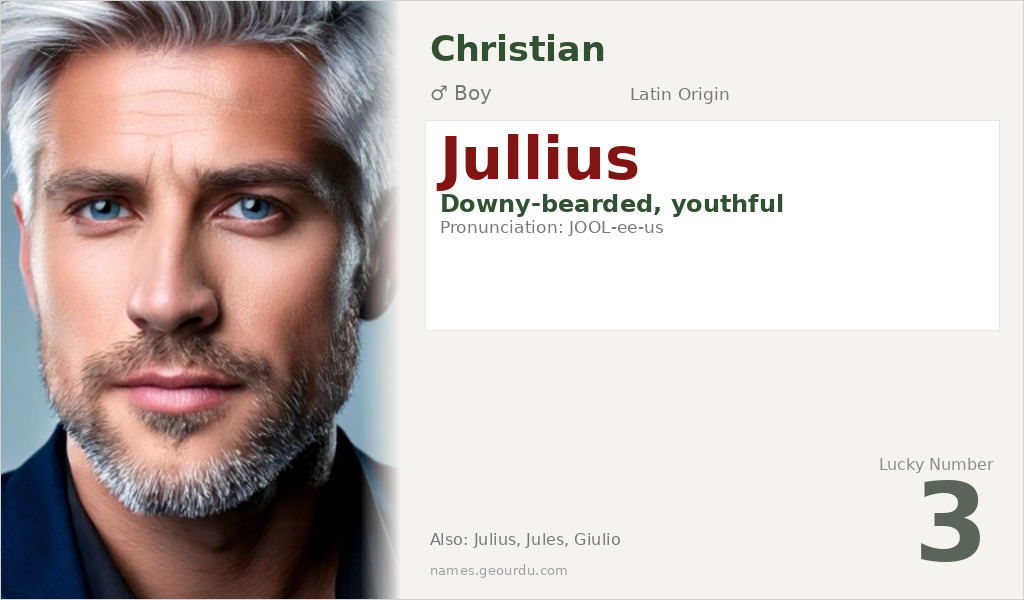 Jullius Name Meaning and Details