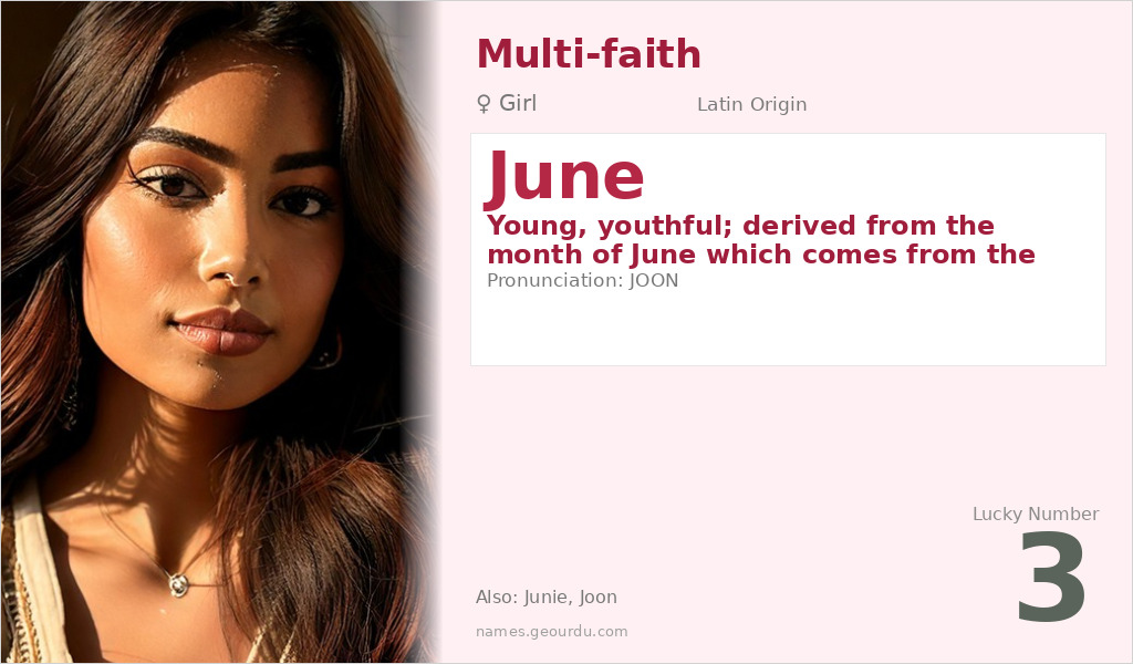 June Name Meaning and Details