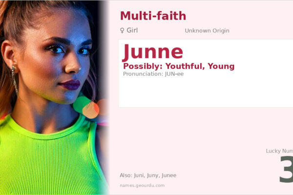 Junne Name Meaning — Origin, Gender & Details (2025)