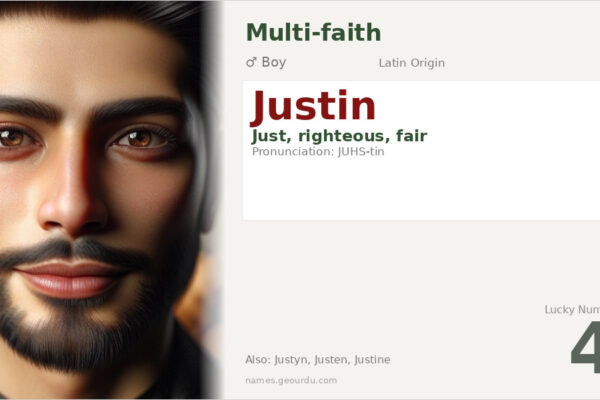 Justin Name Meaning — Latin Origin, Boy Name & History (2025)