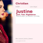 Justine Name Meaning and Details