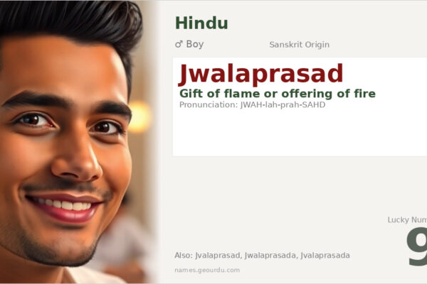 Jwalaprasad Name Meaning — Sanskrit Origin, Boy Hindu Name & Details (2025)