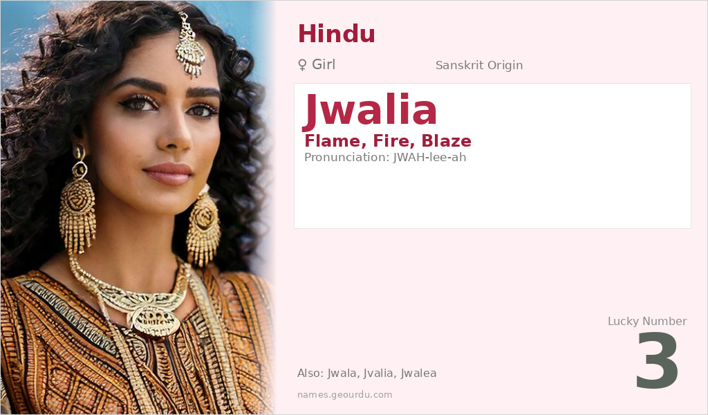 Jwalia Name Meaning and Details