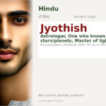 Jyothish Name Meaning and Details