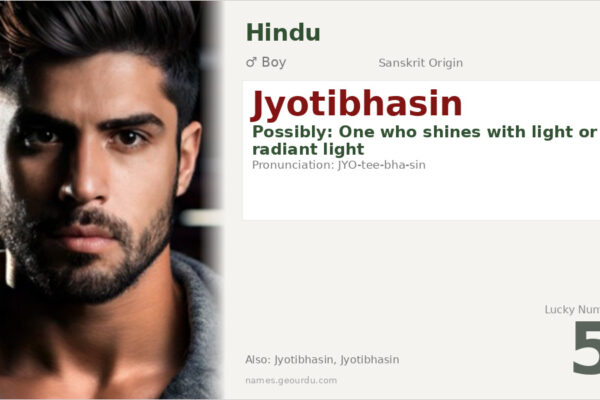 Jyotibhasin Name Meaning — Origin, Gender & Details (2025)