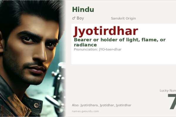 Jyotirdhar Name Meaning — Sanskrit Origin, Boy Hindu Name & Details (2025)