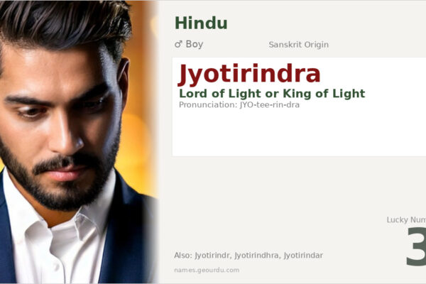 Jyotirindra Name Meaning — Sanskrit Origin, Boy Name & Details (2025)