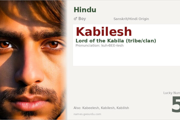 Kabilesh Meaning — Hindu Boy Name Origin & Details (2025)