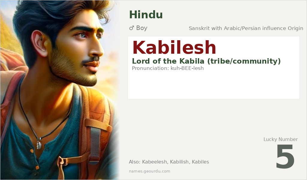 Kabilesh Name Meaning and Details