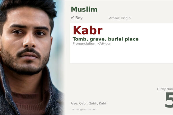 Kabr Name Meaning — Arabic Origin, Boy Name & Details (2025)