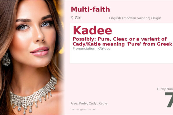 Kadee Name Meaning — Origin, Gender & Details (2025)
