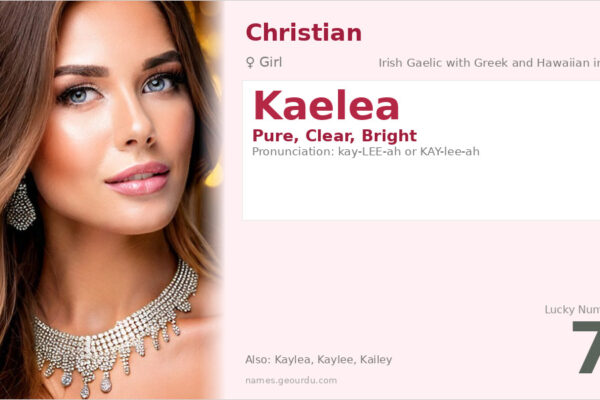 Kaelea Name Meaning — Origin, Gender & Details (2025)
