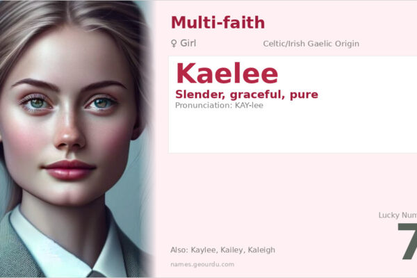 Kaelee Name Meaning — Celtic Origin, Girl’s Name & Details (2025)