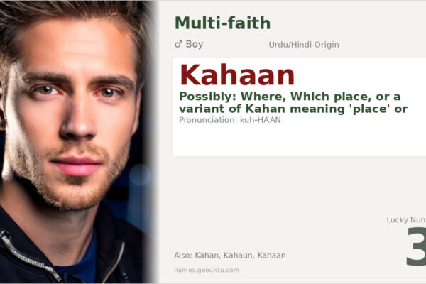 Kahaan Name Meaning — Origin, Gender & Details (2025)