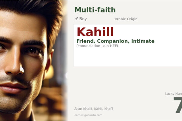 Kahill Name Meaning — Arabic Origin, Boy Name & Details (2025)