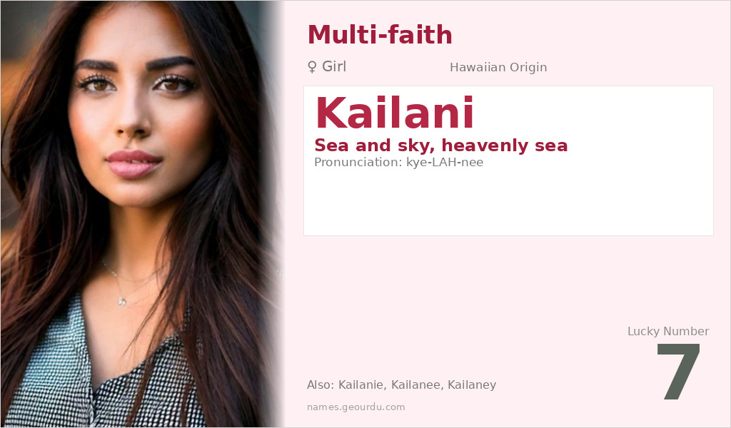 Kailani Name Meaning and Details