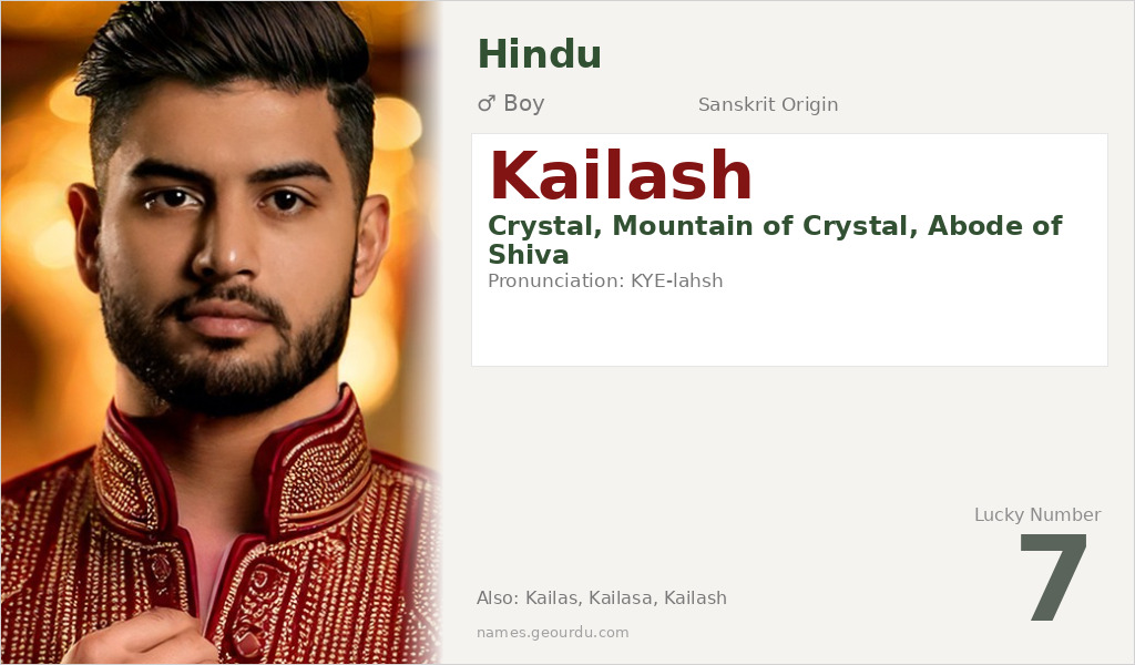 Kailash Name Meaning and Details