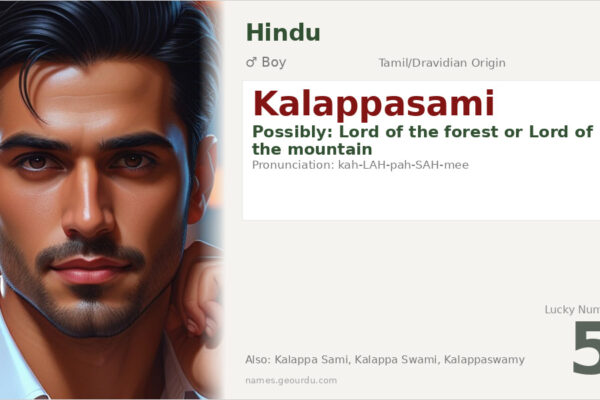Kalappasami Name Meaning — Origin, Gender & Details (2025)