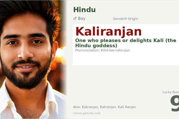 Kaliranjan Meaning — Sanskrit Origin, Boy Name & Details (2025)