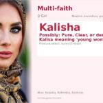 Kalisha Name Meaning and Details