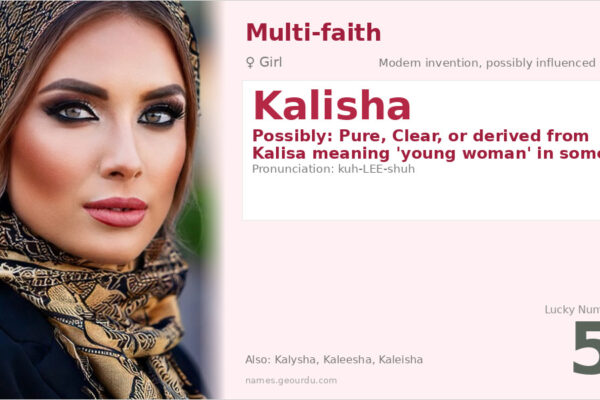 Kalisha Name Meaning — Origin, Gender & Details (2025)