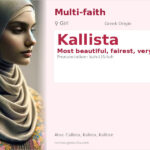 Kallista Name Meaning and Details