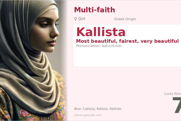 Kallista Name Meaning — Greek Origin, Girl Name & Details (2025)