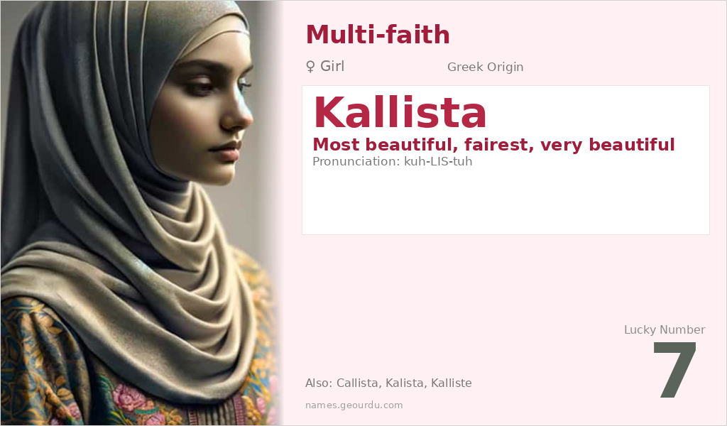 Kallista Name Meaning and Details