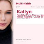 Kallyn Name Meaning and Details