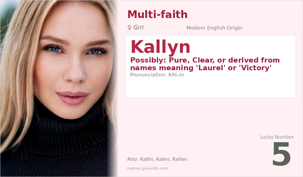 Kallyn Name Meaning and Details