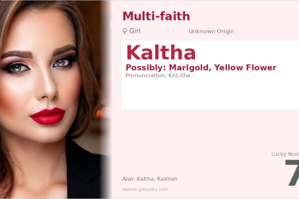 Kaltha Name Meaning — Origin, Gender & Details (2025)