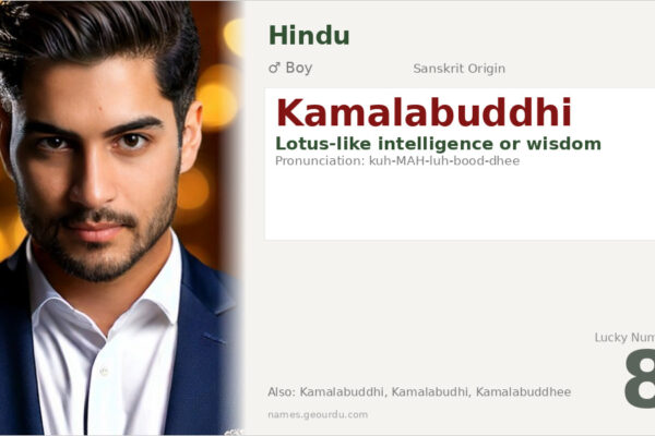 Kamalabuddhi Meaning — Sanskrit Origin, Boy Name & Details (2025)