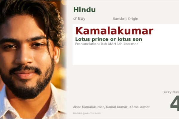 Kamalakumar Meaning — Origin, Gender & Details (2025)