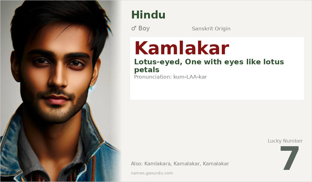 Kamlakar Name Meaning and Details