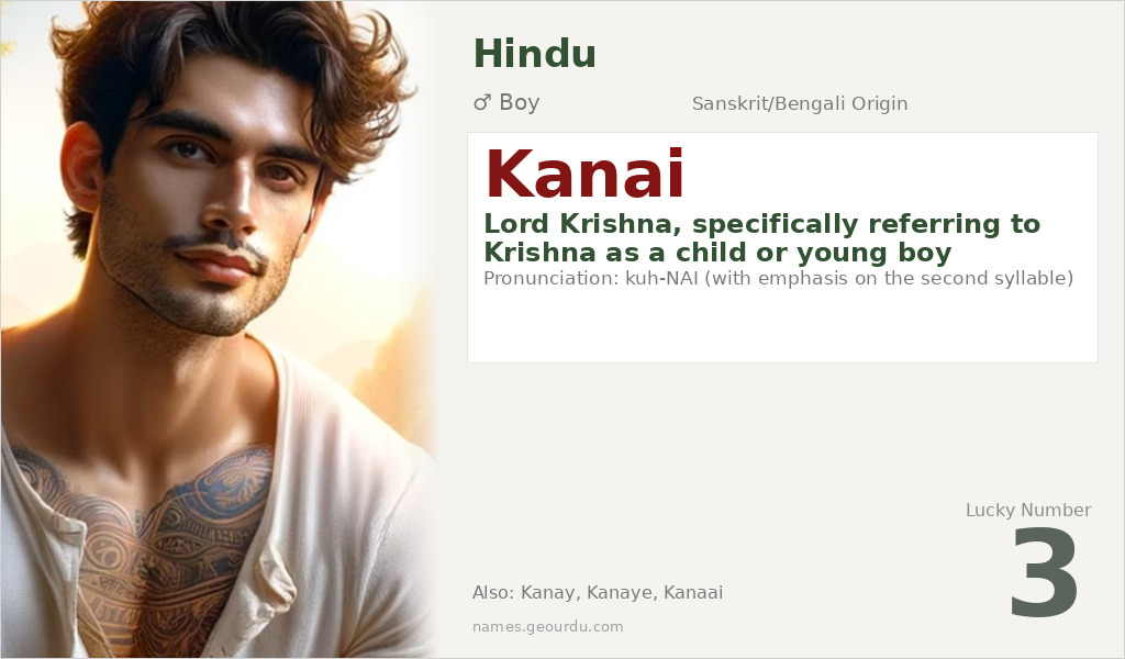 Kanai Name Meaning and Details
