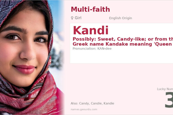 Kandi Name Meaning — Origin, Gender & Details (2025)