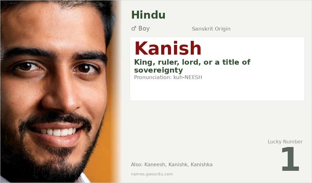 Kanish Name Meaning and Details