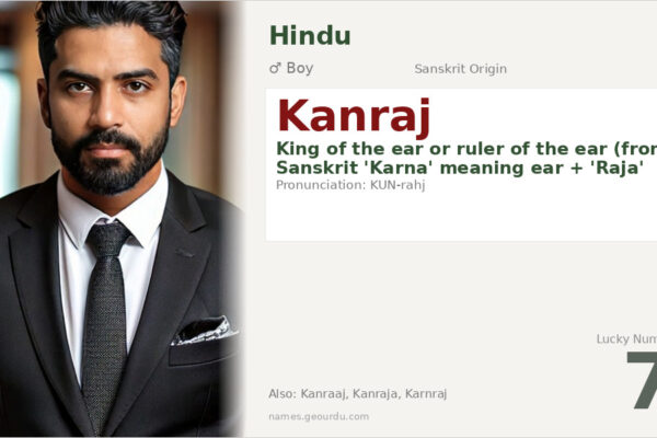 Kanraj Name Meaning — Sanskrit Origin, Boy Name & Details (2025)