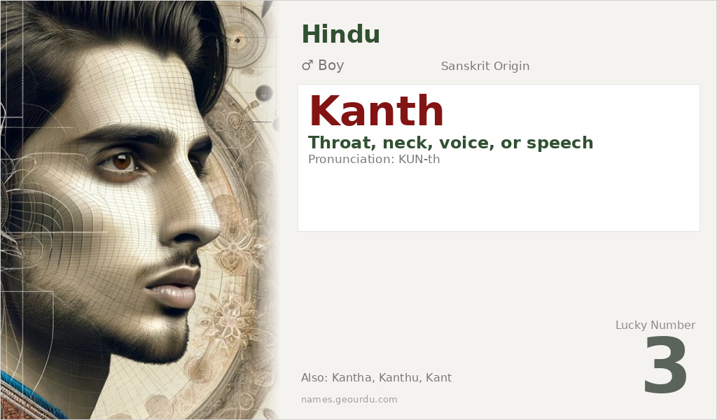 Kanth Name Meaning and Details