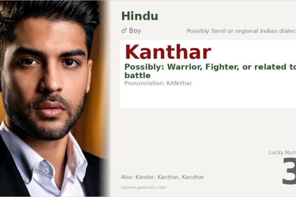 Kanthar Name Meaning — Origin, Gender & Details (2025)