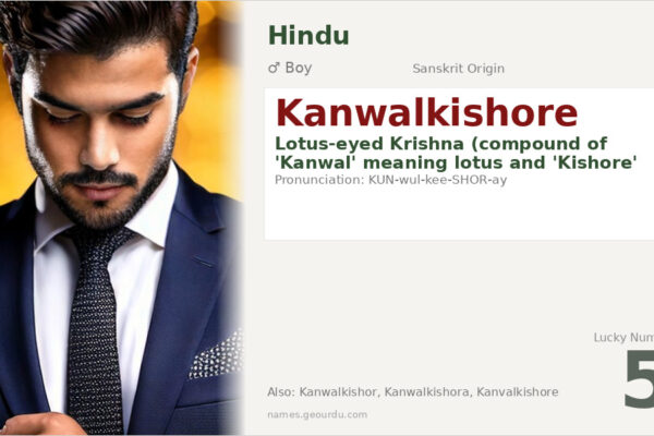 Kanwalkishore Meaning — Sanskrit Origin, Hindu Boy Name & Details (2025)