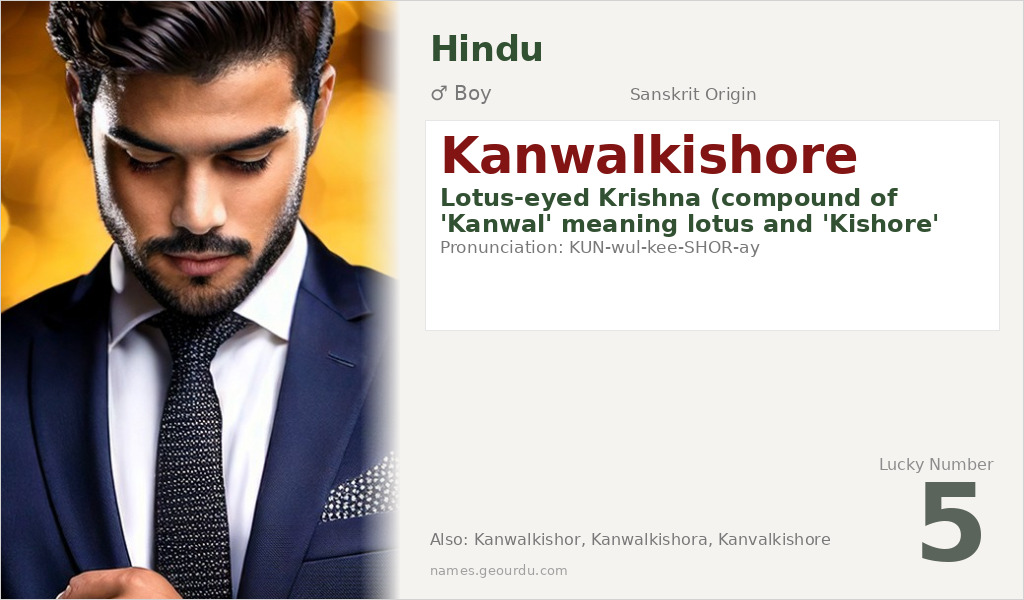 Kanwalkishore Name Meaning and Details