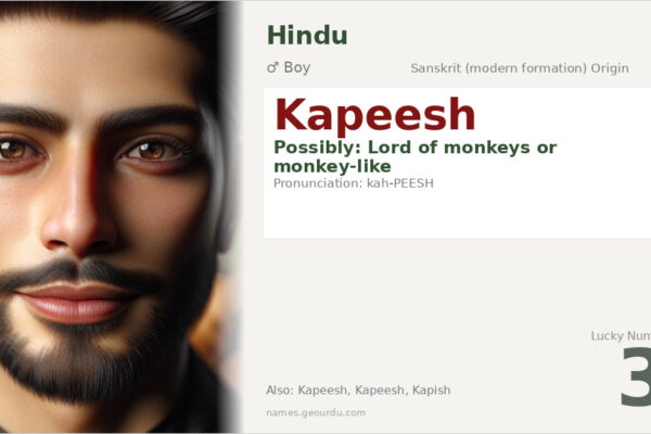 Kapeesh Name Meaning — Origin, Gender & Details (2025)